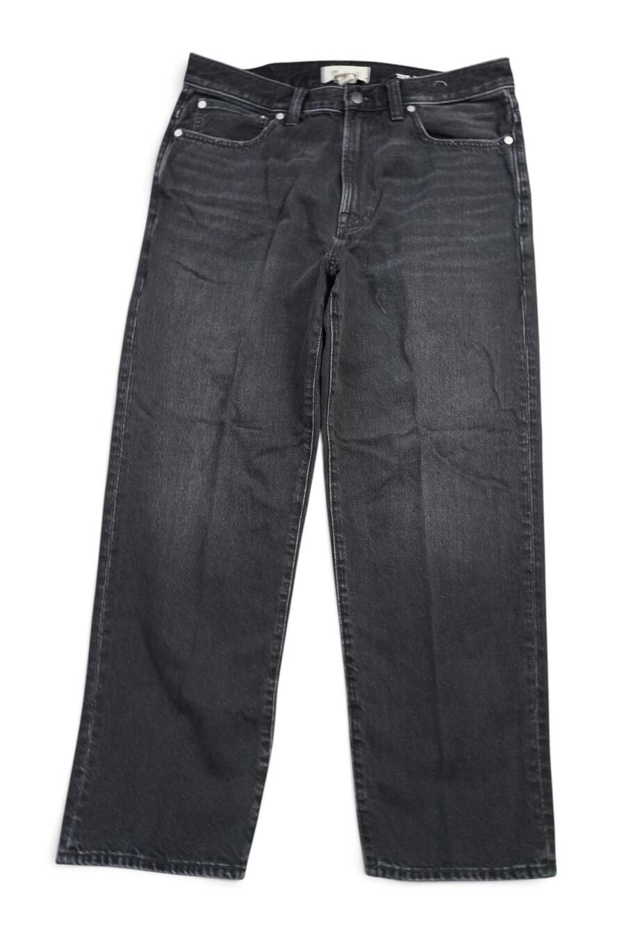 Madewell The 1991 Loose Straight Jeans Men 34x28 Faded Black Relaxed Fits 34x28